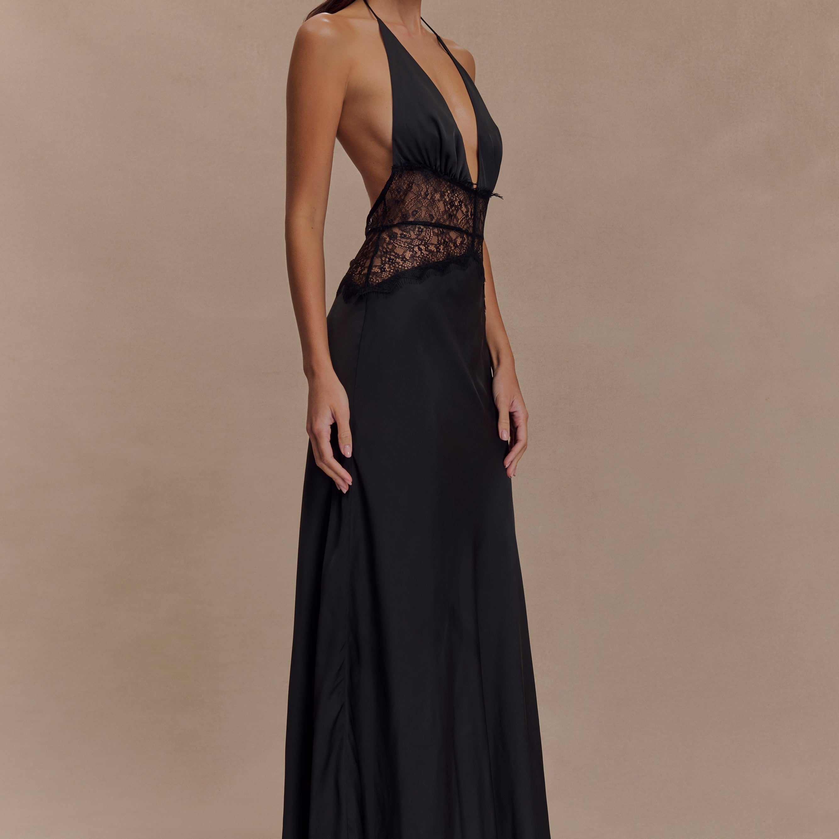 Bethany - Rochie din dantelă și satin — imagine 8