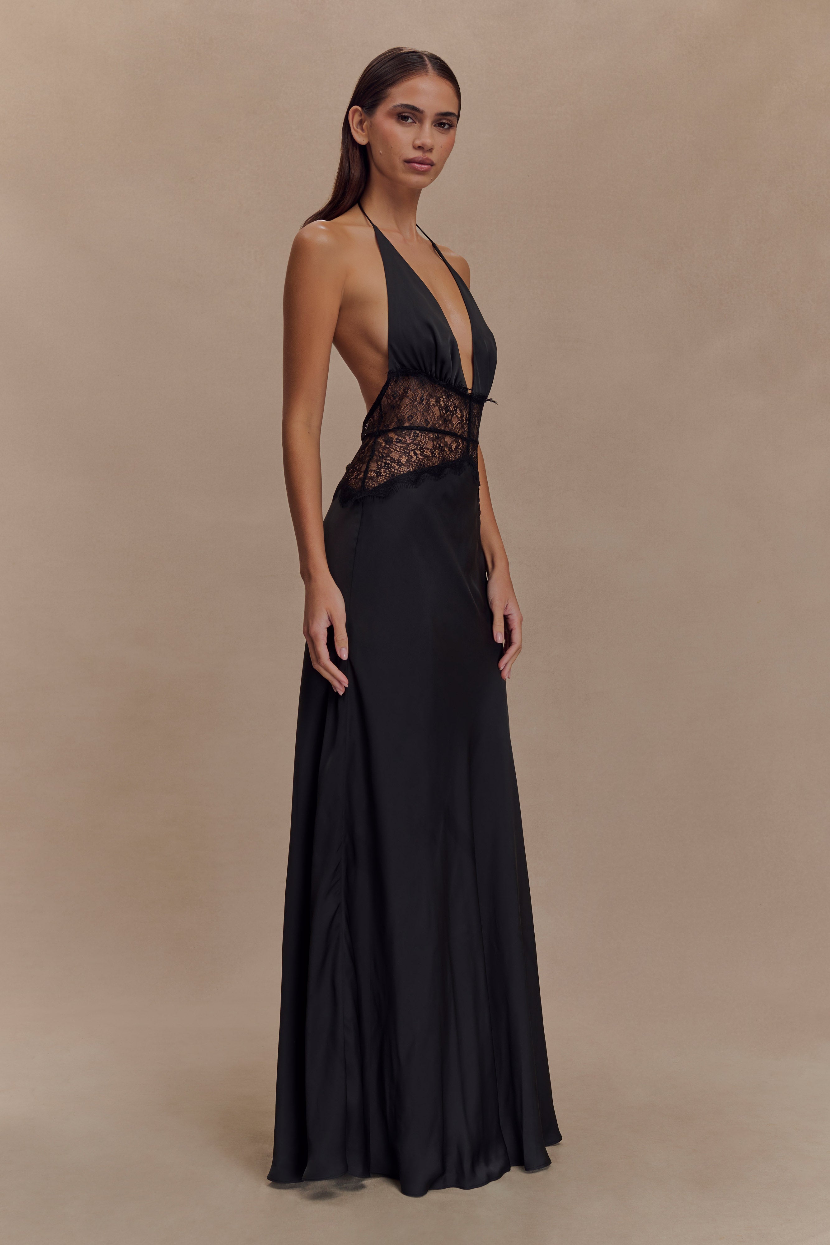 Bethany - Rochie din dantelă și satin — imagine 8