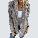 Bethany - sacou elegant cu model în carouri — imagine 1