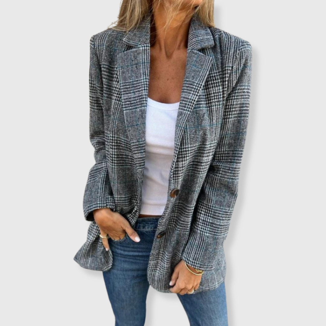 Bethany - sacou elegant cu model în carouri — imagine 2