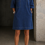 Bree - rochie casual din denim — imagine 2