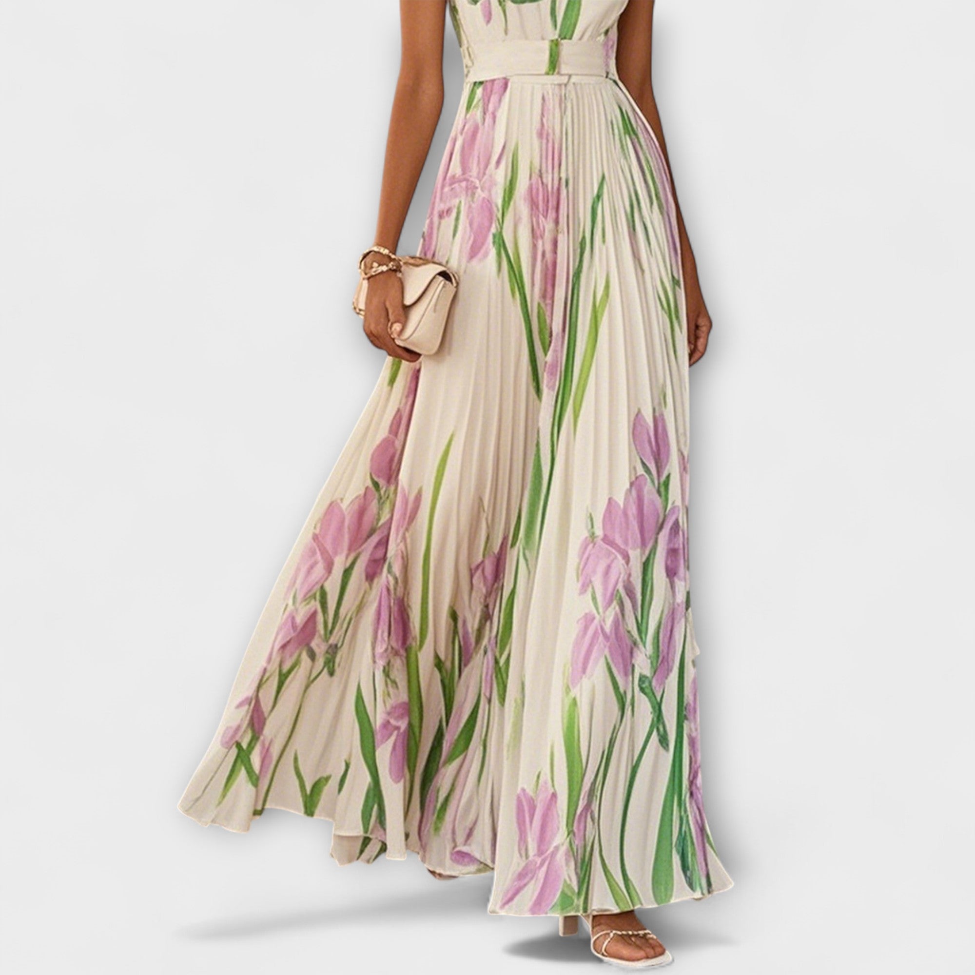 Bree - rochie maxi din șifon — imagine 4
