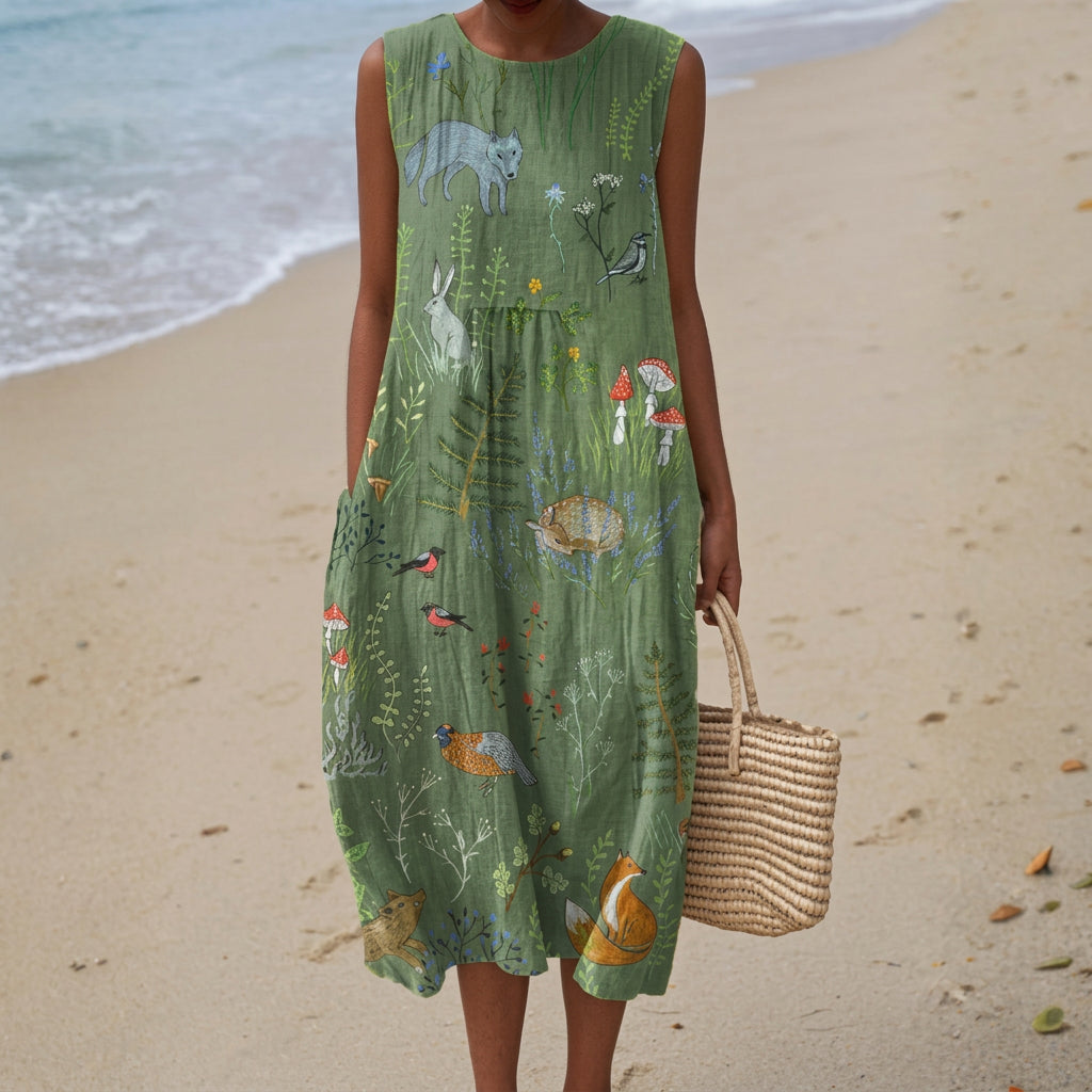 Bree - rochie din bumbac — imagine 1
