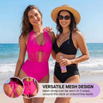 Brenda - Costume de baie 2 în 1 cu talie înaltă și control al abdomenului — imagine 19