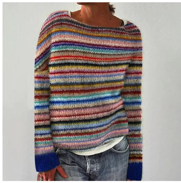 Brenda - Pulover retro tricotat — imagine 5