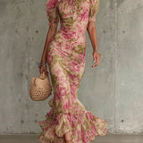 Brenda - rochie maxi retro — imagine 2