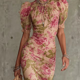 Brenda - rochie maxi retro — imagine 3