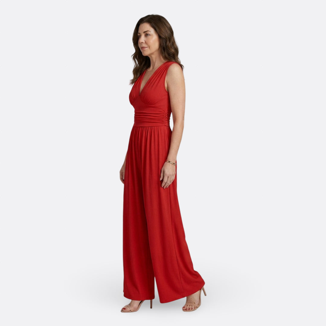 Brielle - salopetă elegantă fără mâneci, cu croi larg — imagine 9