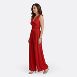 Brielle - salopetă elegantă fără mâneci, cu croi larg — imagine 9