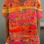 Bluză Brittany cu model abstract — imagine 2