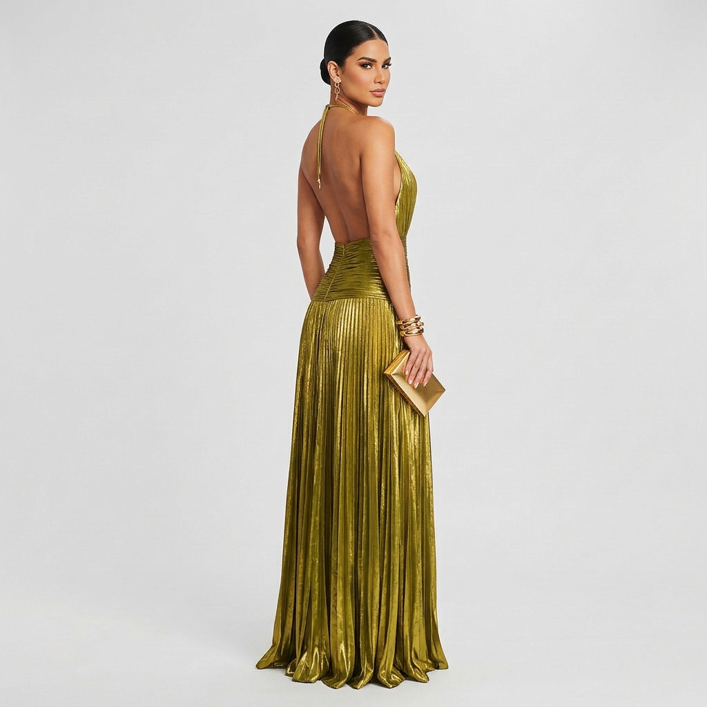 Brittany - rochie maxi elegantă — imagine 4