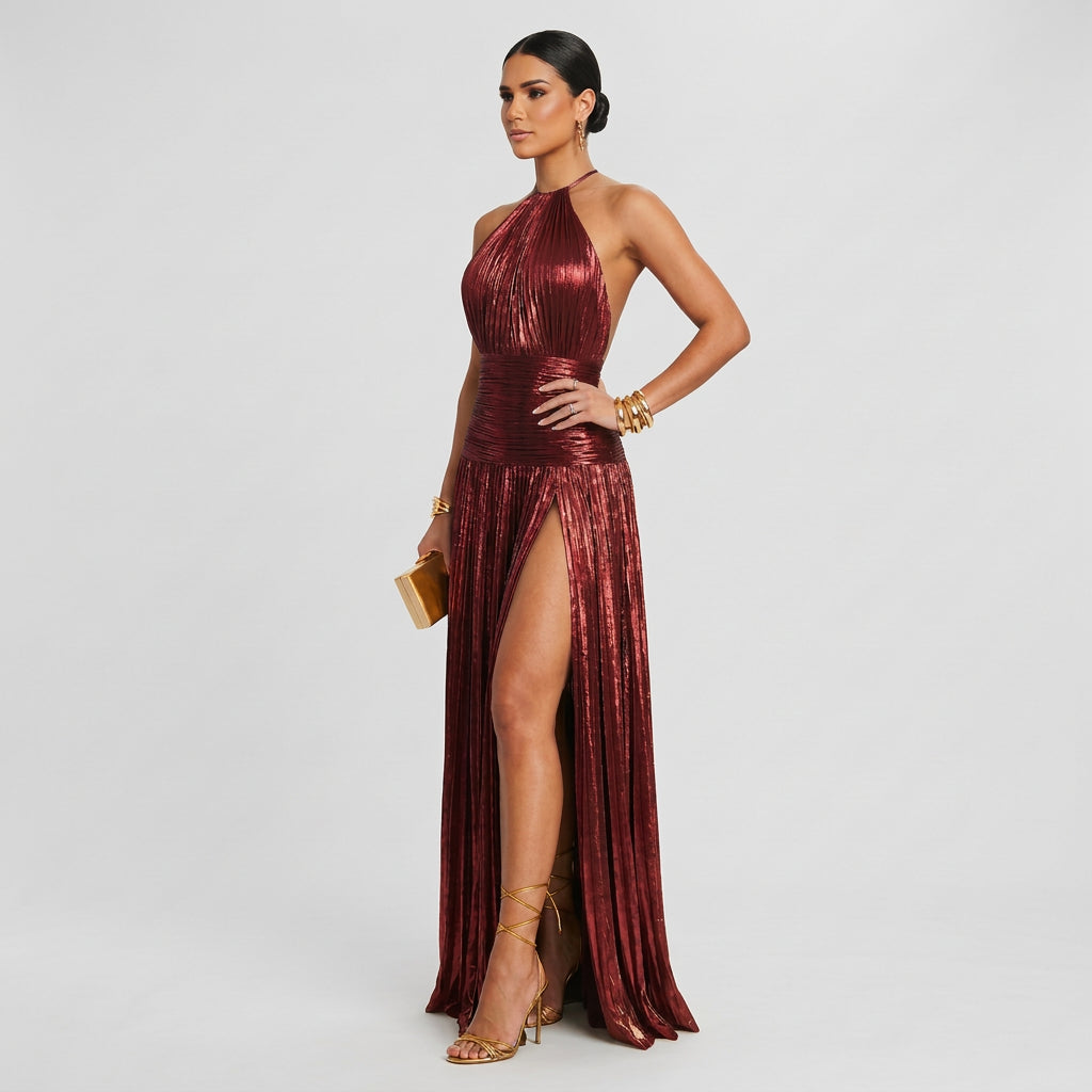 Brittany - rochie maxi elegantă — imagine 5