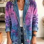 Brooklyn - Jachetă cu artă florală retro — imagine 2