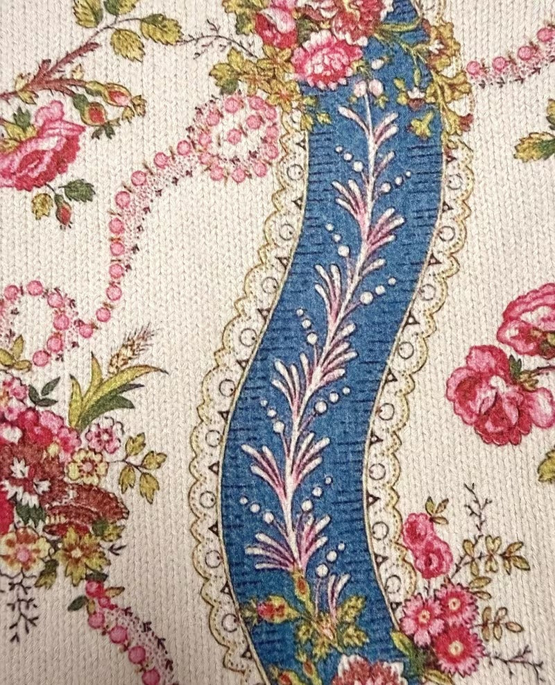 Camila - Cardigan cu imprimeu de trandafiri și panglici — imagine 5