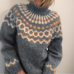 Carla - Pulover retro tricotat — imagine 2