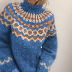 Carla - Pulover retro tricotat — imagine 3