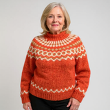 Carla - Pulover retro tricotat — imagine 5