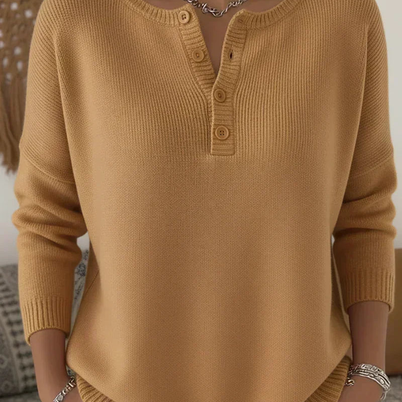 Pulover cu nasturi Carol Henley — imagine 7