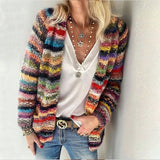 Caroline - cardigan confortabil multicolor — imagine 1