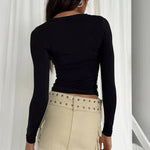 Caroline - top minimalist casual pentru femei — imagine 10