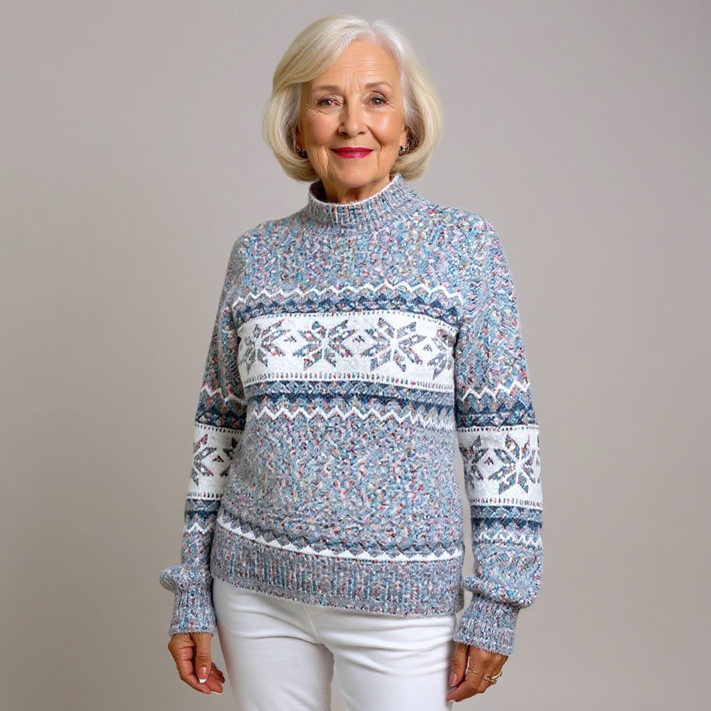 Caroline - Pulover retro tricotat — imagine 5