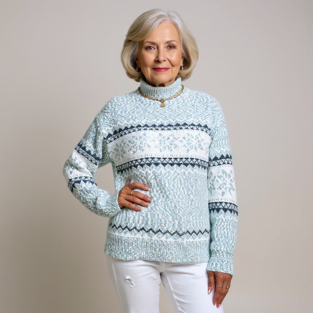 Caroline - Pulover retro tricotat — imagine 6