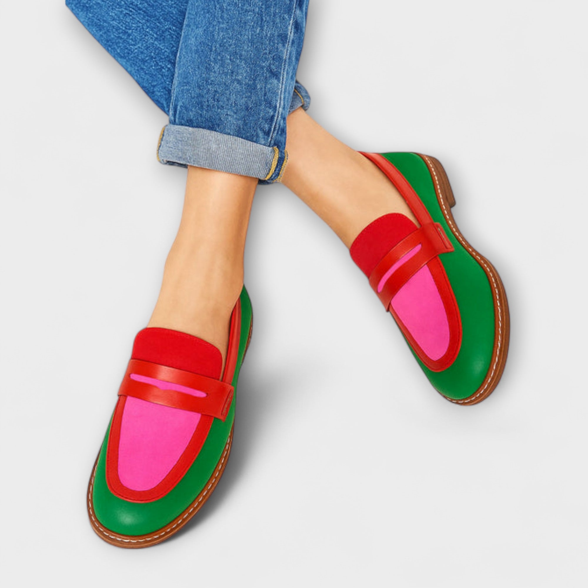 Caroline - mocasini colorați — imagine 1