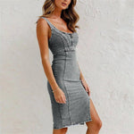 Cassandra - rochie elegantă din denim — imagine 7