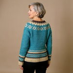 Cardigan retro tricotat Cassandra — imagine 3