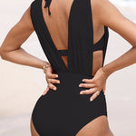 Cassidy - un costum de baie modelator luxos cu decolteu adânc în V — imagine 4