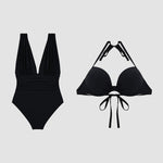 Cassidy - un costum de baie modelator luxos cu decolteu adânc în V — imagine 5