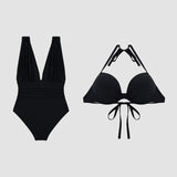 Cassidy - un costum de baie modelator luxos cu decolteu adânc în V — imagine 5