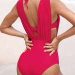 Cassidy - un costum de baie modelator luxos cu decolteu adânc în V — imagine 9