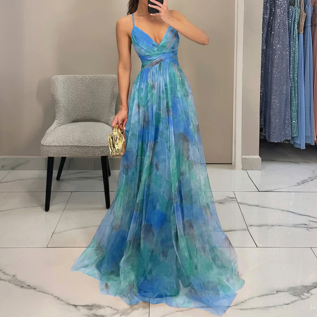 Catalina - rochie maxi cu imprimeu floral — imagine 7