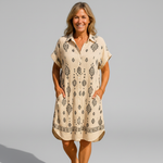 Rochie Charlotte din pânză de bumbac — imagine 3