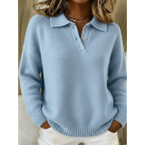 Charlotte - pulover moale cu guler polo — imagine 1