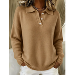 Charlotte - pulover moale cu guler polo — imagine 5