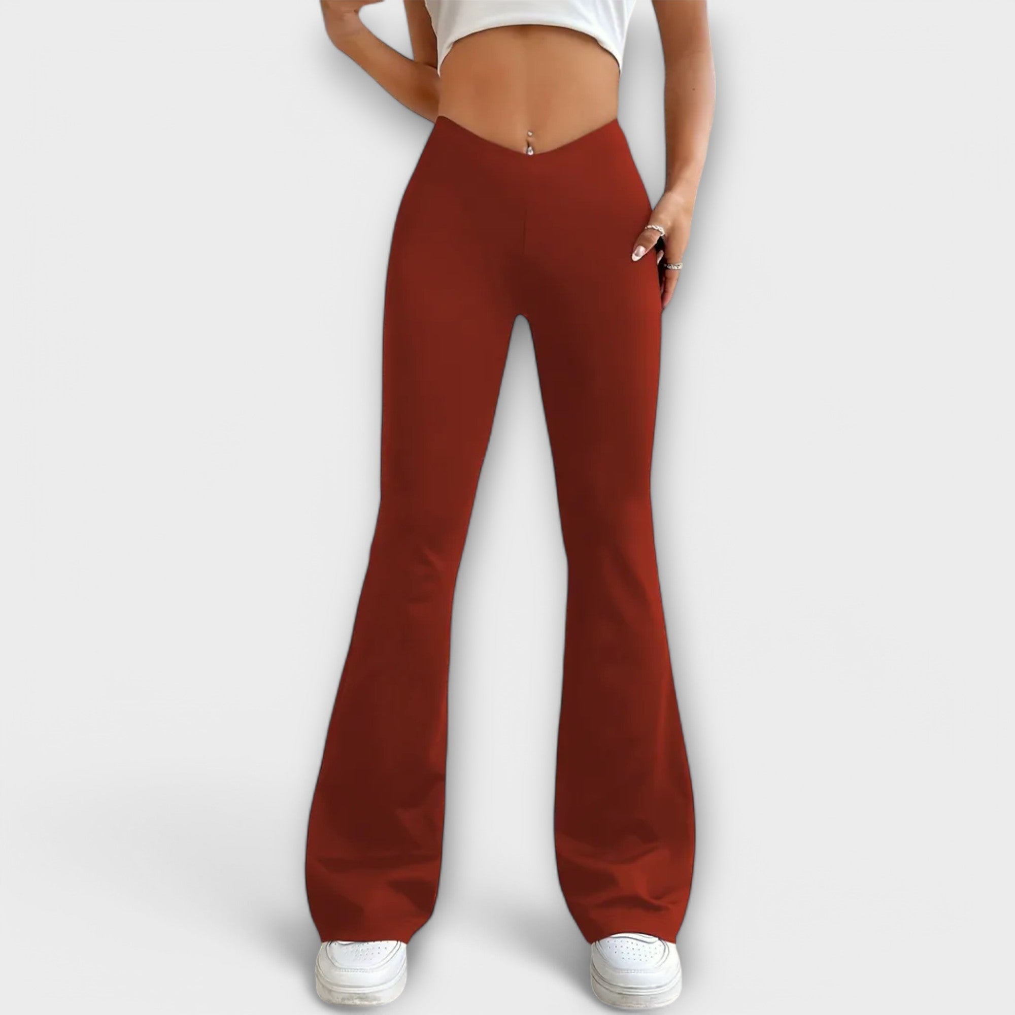 Chloe - pantaloni largi cu talie evazată — imagine 3