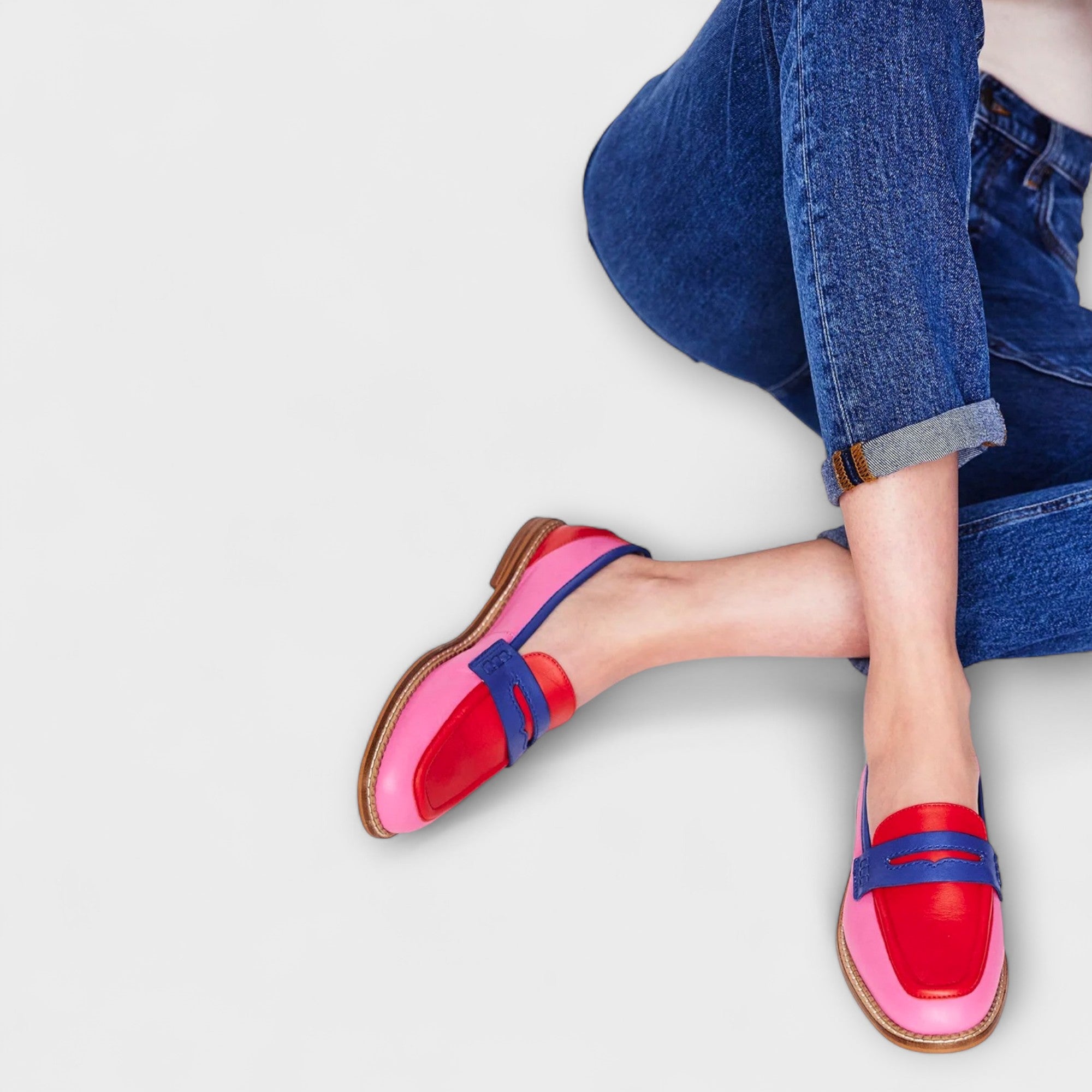 Clara - mocasini cu vârful rotund — imagine 1