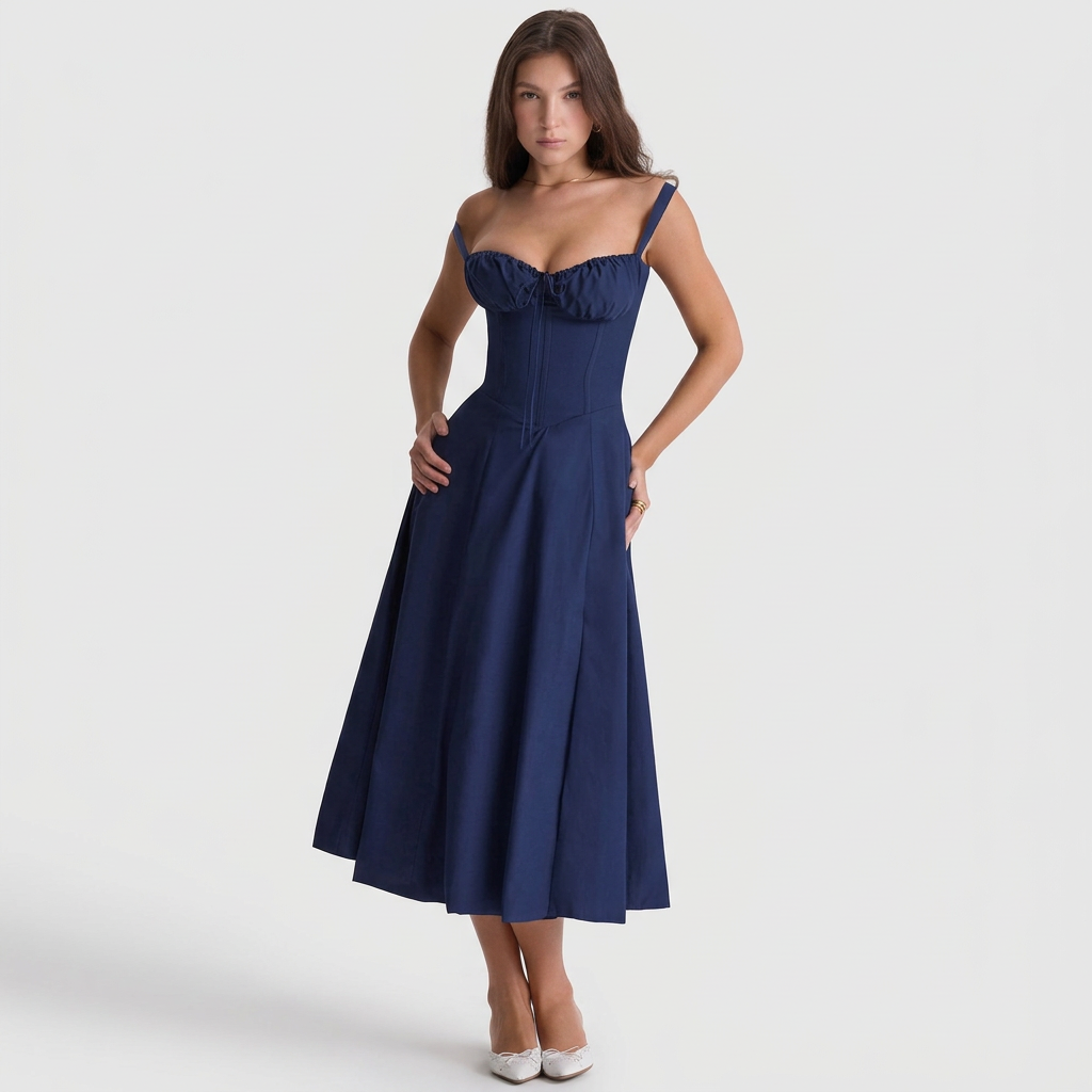 Courtney - rochie maxi elegantă — imagine 1