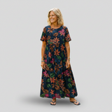 Courtney - Rochie maxi cu imprimeu floral — imagine 2