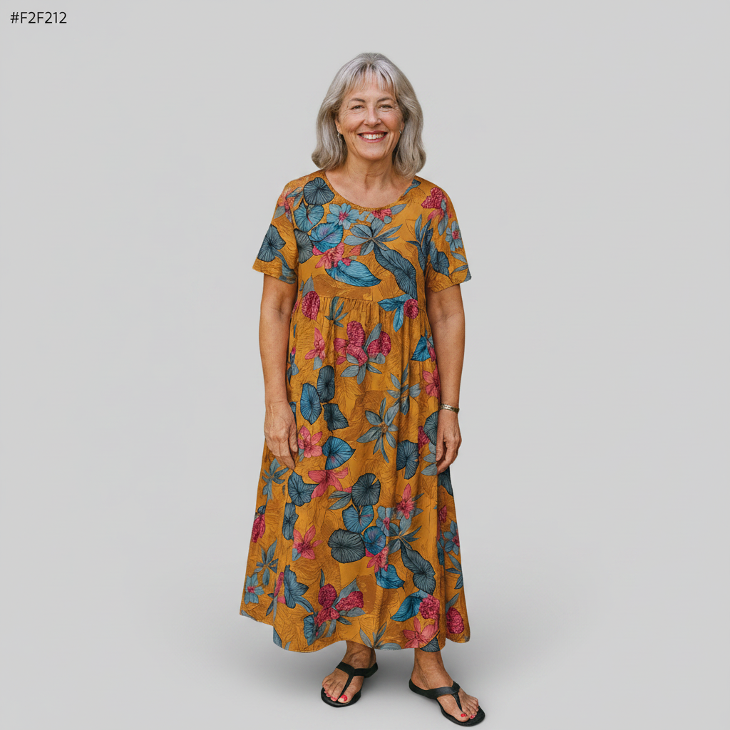 Courtney - Rochie maxi cu imprimeu floral — imagine 4