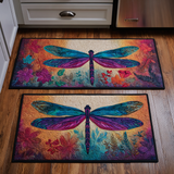 Covoraș de bucătărie antiderapant - Golden Dragonfly — imagine 1