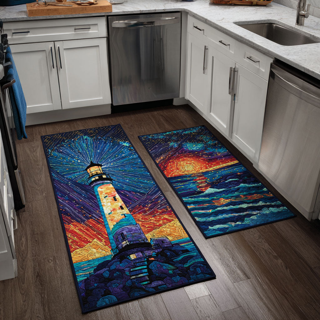 Covoraș de bucătărie antiderapant - Lighthouse ocean — imagine 1
