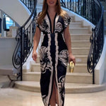 Dawn Blossom - rochie elegantă plisată — imagine 2
