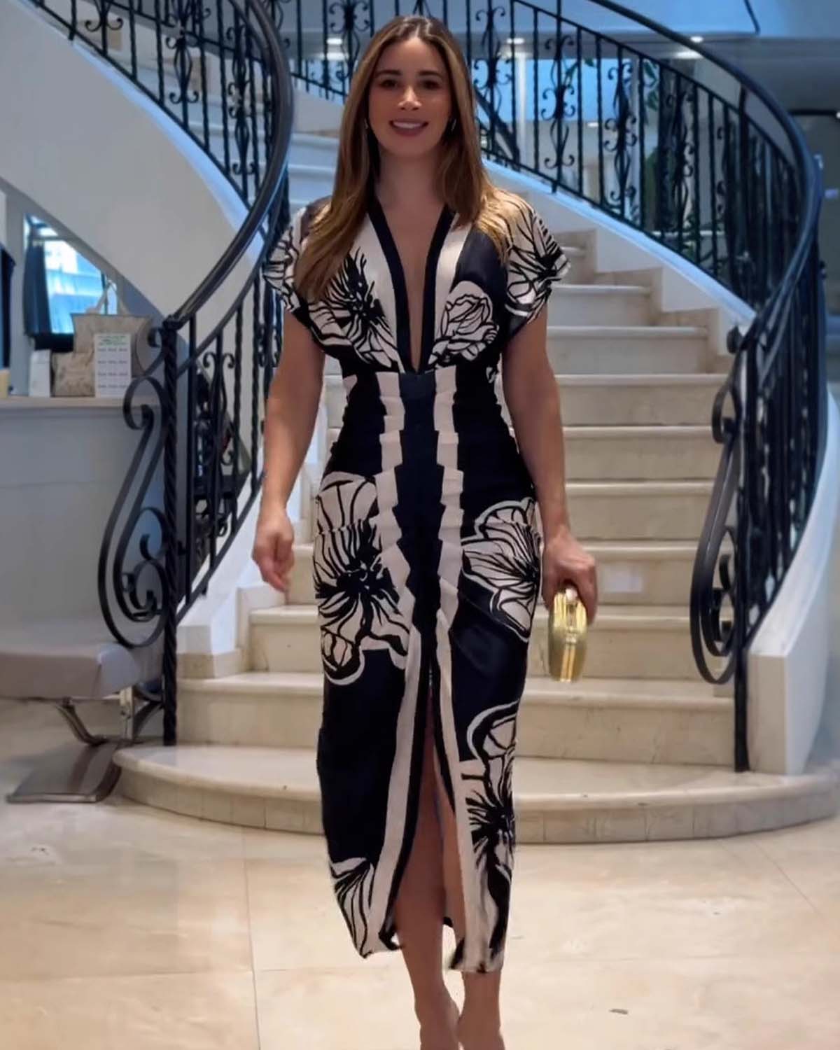 Dawn Blossom - rochie elegantă plisată — imagine 2