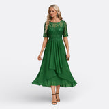 Dawn - rochie cu mânecă scurtă din dantelă — imagine 8