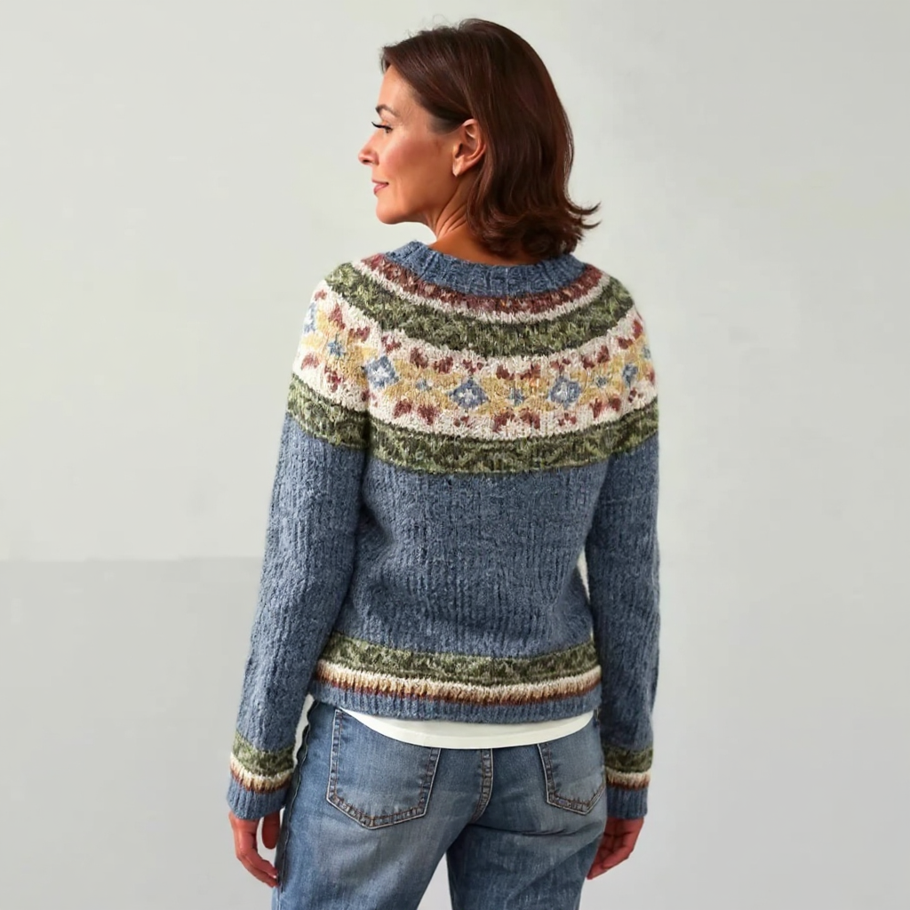 Deborah - Pulover retro tricotat — imagine 3