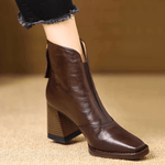 Delia - ghete de lux cu toc mediu — imagine 6