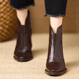 Delia - ghete de lux cu toc mediu — imagine 8
